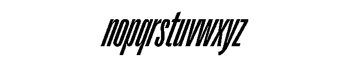 PPRightGroteskTall MediumItalic Instance Font LOWERCASE