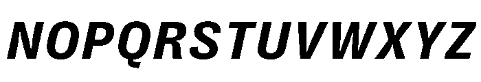PPRightGroteskTextCasual BoldItalic Instance Font UPPERCASE