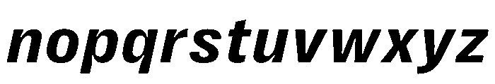 PPRightGroteskTextCasual BoldItalic Instance Font LOWERCASE