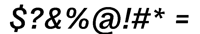 PPRightGroteskTextCasual MediumItalic Instance Font OTHER CHARS