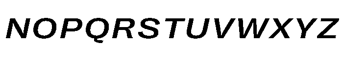 PPRightGroteskTextSpatial MediumItalic Instance Font UPPERCASE