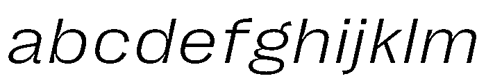 PPRightGroteskTextWide LightItalic Instance FONT