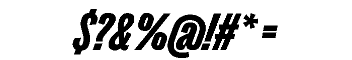 PPRightGroteskTight BlackItalic Instance Font OTHER CHARS