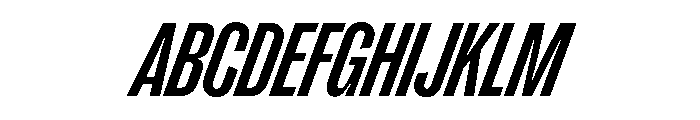 PPRightGroteskTight BoldItalic Instance Font UPPERCASE