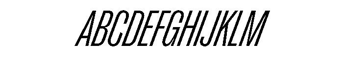 PPRightGroteskTight LightItalic Instance Font UPPERCASE