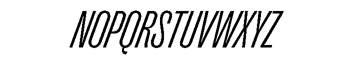 PPRightGroteskTight LightItalic Instance Font UPPERCASE