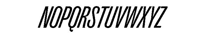 PPRightGroteskTight RegularItalic Instance Font UPPERCASE
