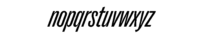 PPRightGroteskTight RegularItalic Instance Font LOWERCASE