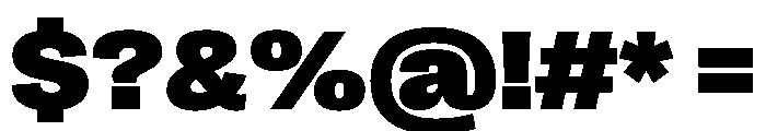 PPRightGroteskWide Black Instance Font OTHER CHARS