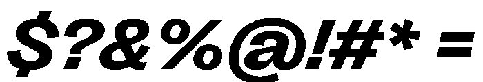 PPRightGroteskWide BoldItalic Instance Font OTHER CHARS