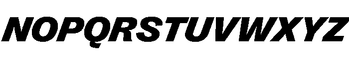 PPRightGroteskWide DarkItalic Instance Font UPPERCASE