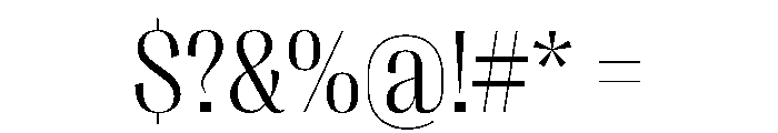 PPRightSans CompactLight Instance Font OTHER CHARS