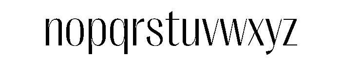 PPRightSans CompactLight Instance Font LOWERCASE
