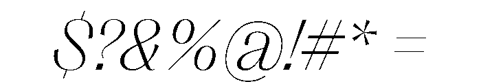 PPRightSans FineItalic Instance Font OTHER CHARS