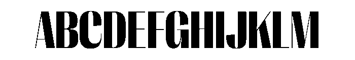 PPRightSans NarrowBlack Instance Font UPPERCASE