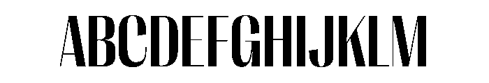 PPRightSans NarrowBold Instance Font UPPERCASE