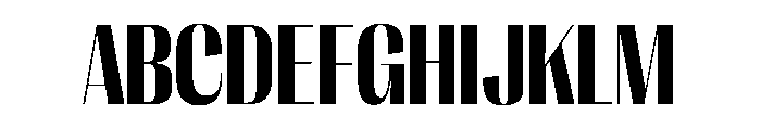 PPRightSans NarrowDark Instance Font UPPERCASE