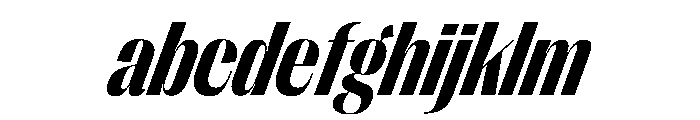 PPRightSans NarrowDarkItalic Instance FONT