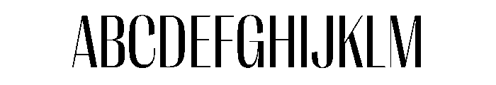 PPRightSans NarrowRegular Instance Font UPPERCASE