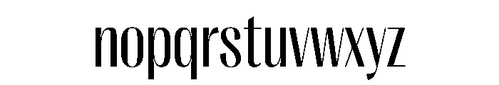 PPRightSans NarrowRegular Instance Font LOWERCASE