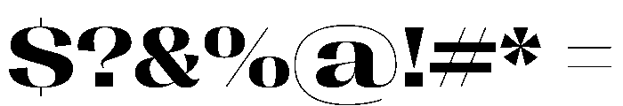 PPRightSans SpatialBold Instance Font OTHER CHARS