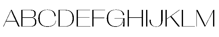 PPRightSans SpatialFine Instance Font UPPERCASE