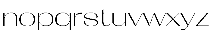 PPRightSans SpatialFine Instance Font LOWERCASE