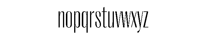 PPRightSans TightFine Instance Font LOWERCASE