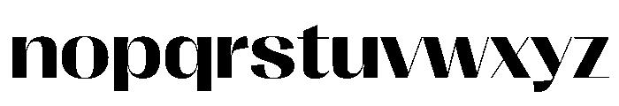 PPRightSans WideBold Instance Font LOWERCASE