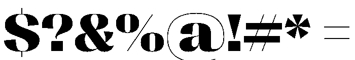 PPRightSans WideDark Instance Font OTHER CHARS