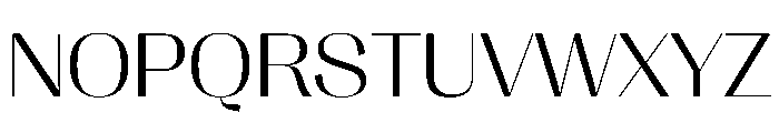 PPRightSans WideLight Instance Font UPPERCASE