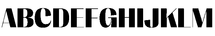 PPRightSansCasual Black Instance Font UPPERCASE
