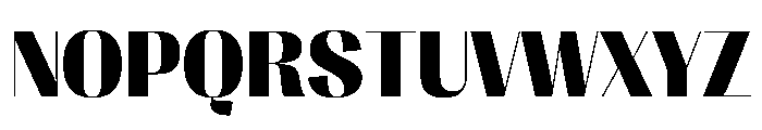 PPRightSansCasual Black Instance Font UPPERCASE