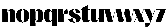 PPRightSansCasual Black Instance Font LOWERCASE