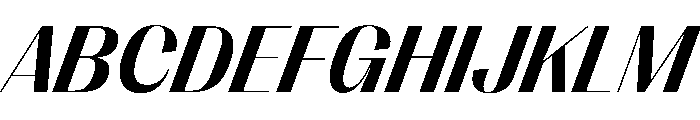 PPRightSansCasual BoldItalic Instance Font UPPERCASE
