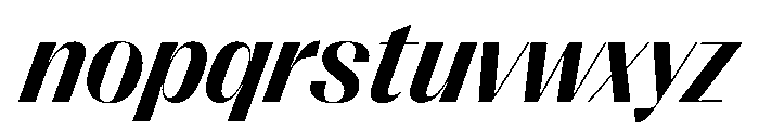 PPRightSansCasual BoldItalic Instance Font LOWERCASE