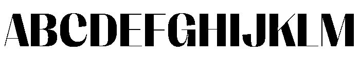 PPRightSansCasual Dark Instance Font UPPERCASE