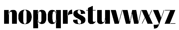 PPRightSansCasual Dark Instance Font LOWERCASE