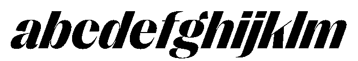 PPRightSansCasual DarkItalic Instance FONT