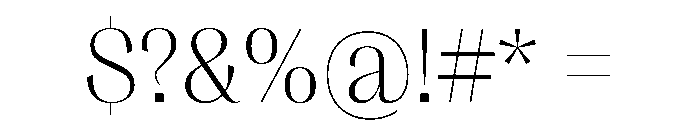 PPRightSansCasual Fine Instance Font OTHER CHARS