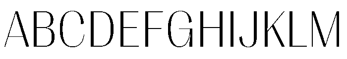 PPRightSansCasual Fine Instance Font UPPERCASE