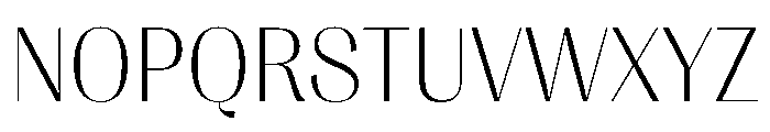 PPRightSansCasual Fine Instance Font UPPERCASE
