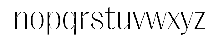 PPRightSansCasual Fine Instance Font LOWERCASE