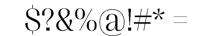 PPRightSansCasual Light Instance Font OTHER CHARS
