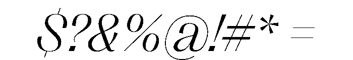 PPRightSansCasual LightItalic Instance Font OTHER CHARS
