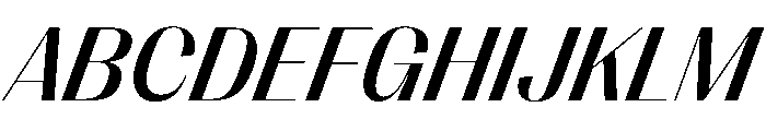 PPRightSansCasual MediumItalic Instance Font UPPERCASE