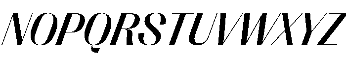 PPRightSansCasual MediumItalic Instance Font UPPERCASE