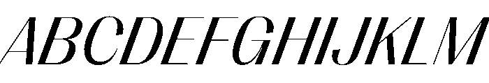 PPRightSansCasual RegularItalic Instance Font UPPERCASE