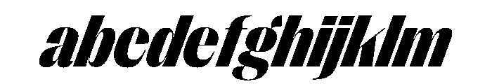 PPRightSansCompact BlackItalic Instance FONT