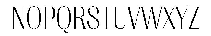 PPRightSansCompact Fine Instance Font UPPERCASE